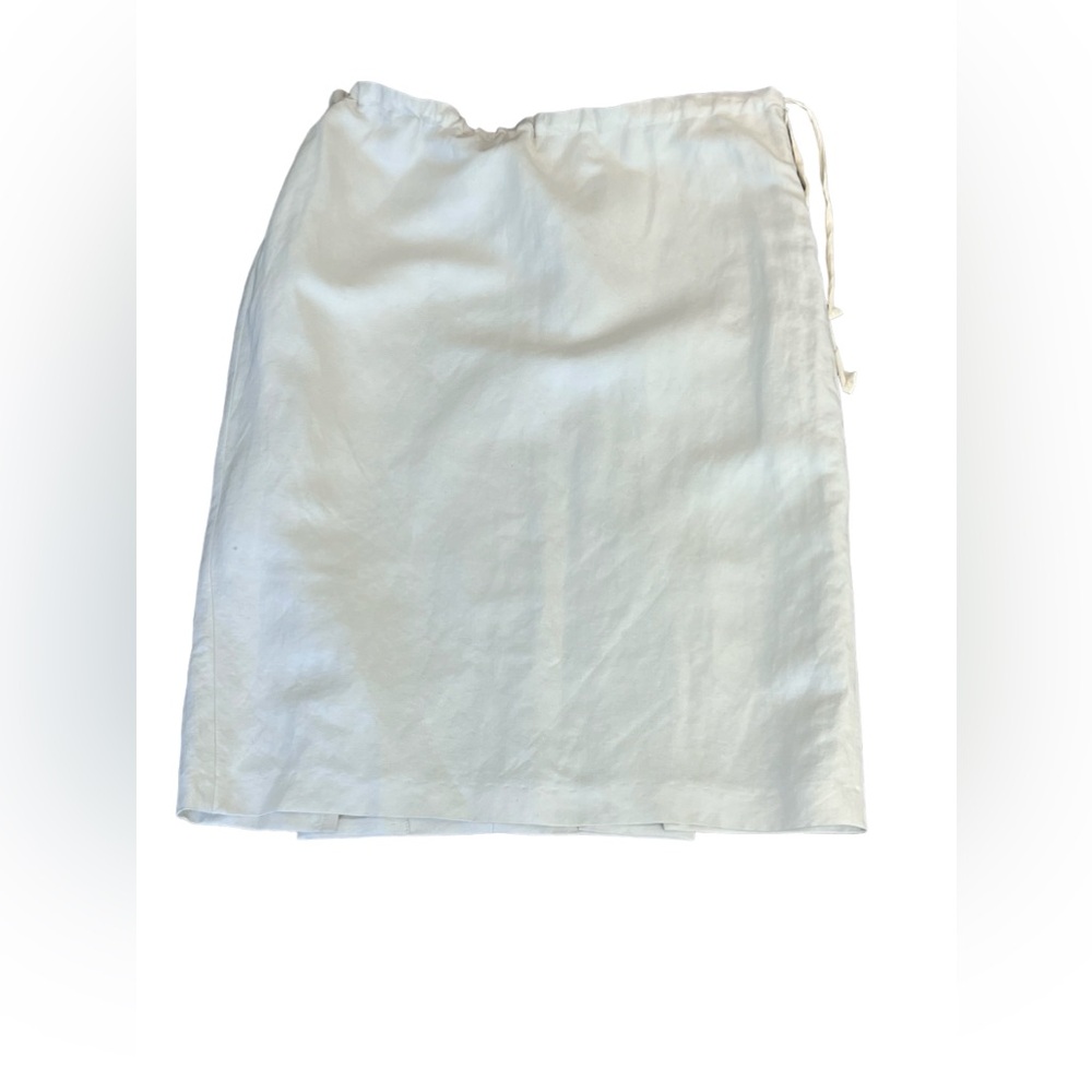 Ann Demeulemeester off white drawstring skirt